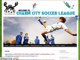 charmcitysoccerleague.com