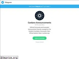 chat.cardano.org
