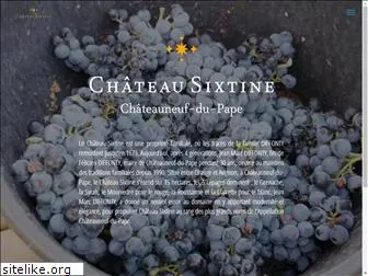 chateau-sixtine.com