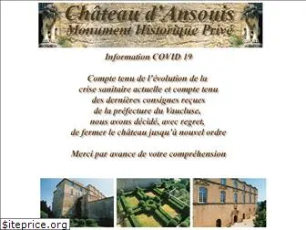 chateauansouis.fr