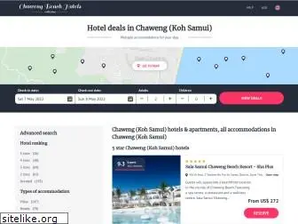 chaweng-hotels.com