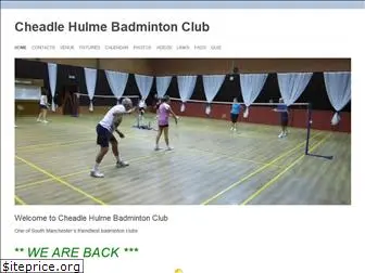 cheadlehulmebadmintonclub.org.uk