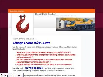 cheap-crane-hire.com