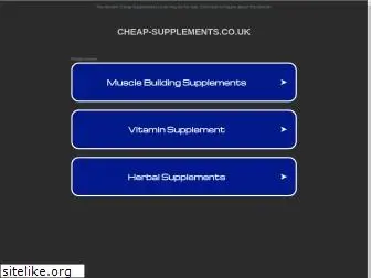 cheap-supplements.co.uk