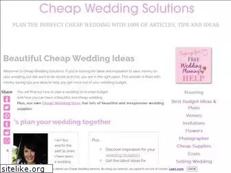 cheap-wedding-solutions.com