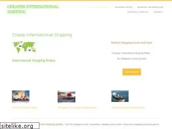 cheaperinternationalshipping.com