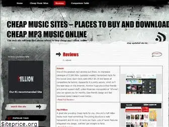 cheapmusicsites.com