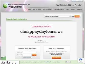 cheappaydayloans.ws