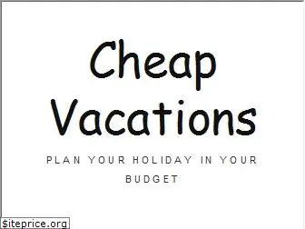 cheapvacations.info