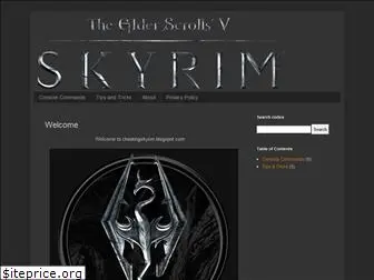 cheatingskyrim.blogspot.com