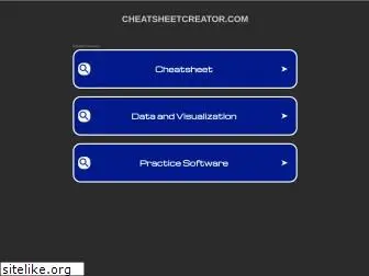 cheatsheetcreator.com