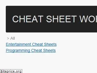 cheatsheetworld.com