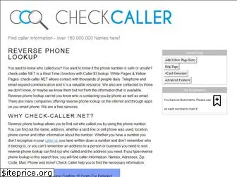 check-caller.net
