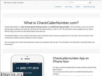 checkcallernumber.com