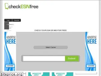 checkesnfree.com