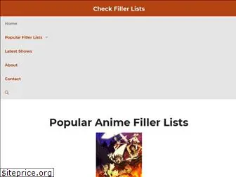 checkfillerlists.com