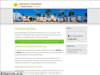 checklist-vakantie.nl