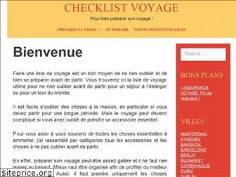 checklist.voyage