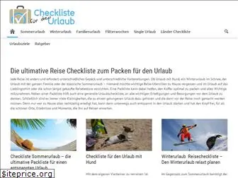 checkliste-urlaub.net