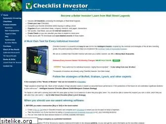 checklistinvestor.com