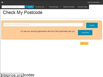 checkmypostcode.uk