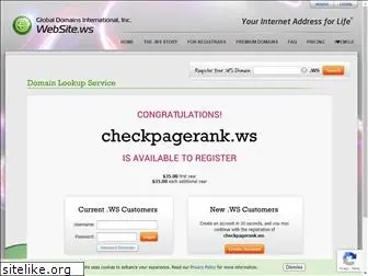 checkpagerank.ws