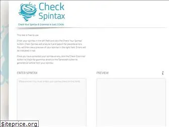 checkspintax.com