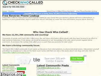 checkwhocalled.com