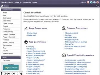 checkyourmath.com