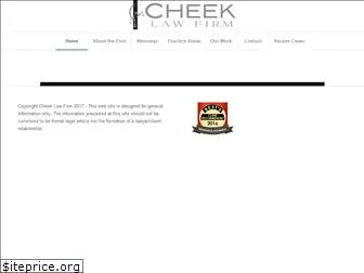 cheek-law.com