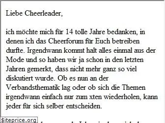 cheerforum.de