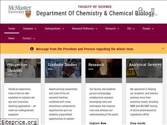 chemistry.mcmaster.ca