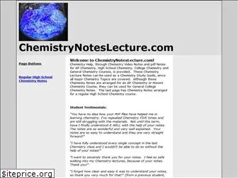 chemistrynoteslecture.com