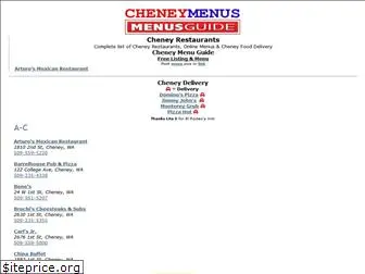 cheneymenus.com