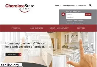 cherokeestatebank.com