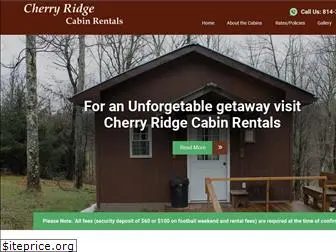 cherryridgecabins.com