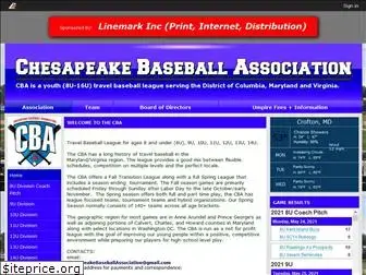 chesapeakebaseball.org