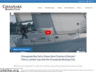 chesapeakeboatingclub.com