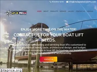 chesapeakeboatlift.com