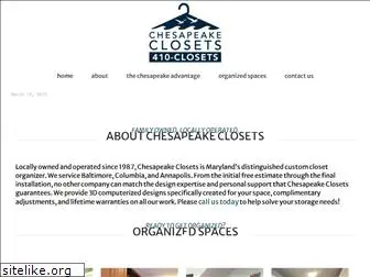 chesapeakeclosets.com