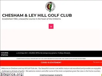 cheshamgolf.co.uk