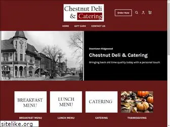 chestnutdelicatering.com