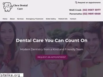 chewdentalcare.com.au