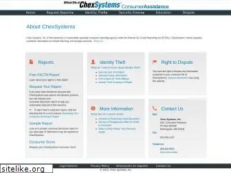 chexsystems.com