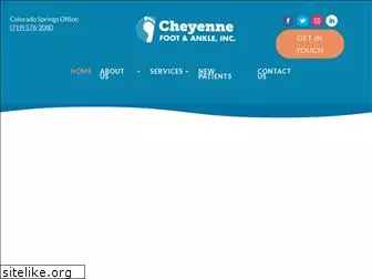 cheyennefootandankle.com