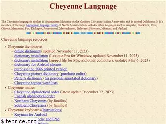 cheyennelanguage.org