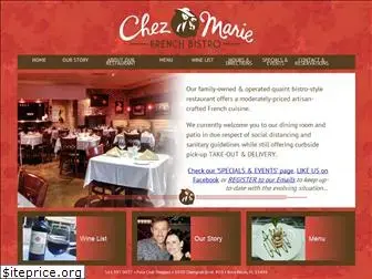 chezmariefrenchbistro.com