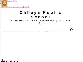 chhayapublicschool.org