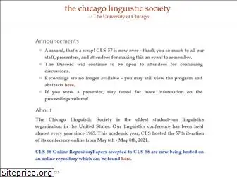 chicagolinguisticsociety.org