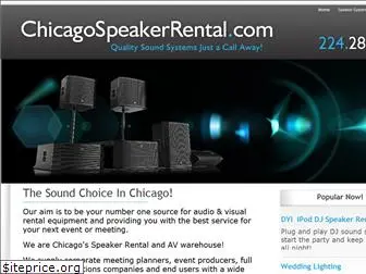 chicagospeakerrental.com